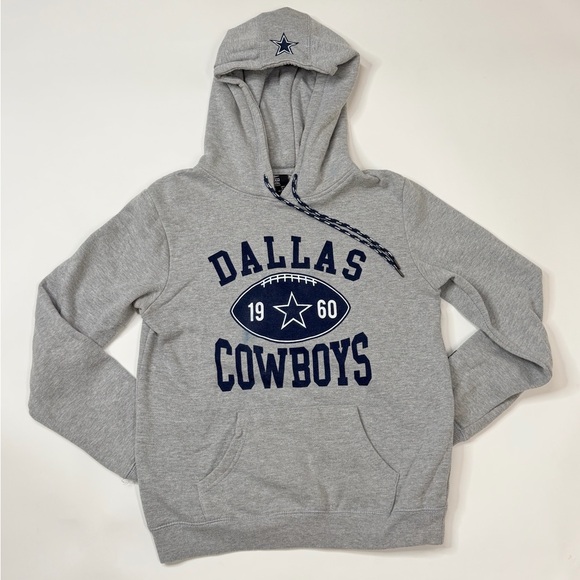 NFL Dallas Cowboys Gray Hoodie Women’s Pro Game Day Gear Football Sports Team 26 - Picture 3 of 17